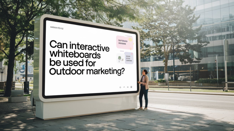 Can Interactive Whiteboards Be Used for Outdoor Marketing?