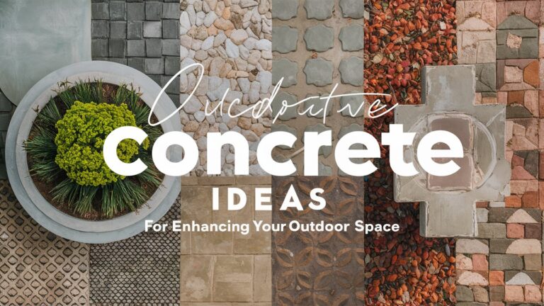 Decorative Concrete Ideas for Enhancing Your Outdoor Space