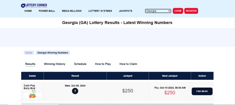 Georgia Lottery Results: Everything You Need to Know